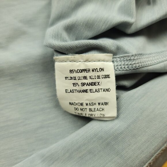 Tommie Copper Mens 2XL Shirt Cool Copper Compression Gray Train Running Workout - Picture 8 of 14